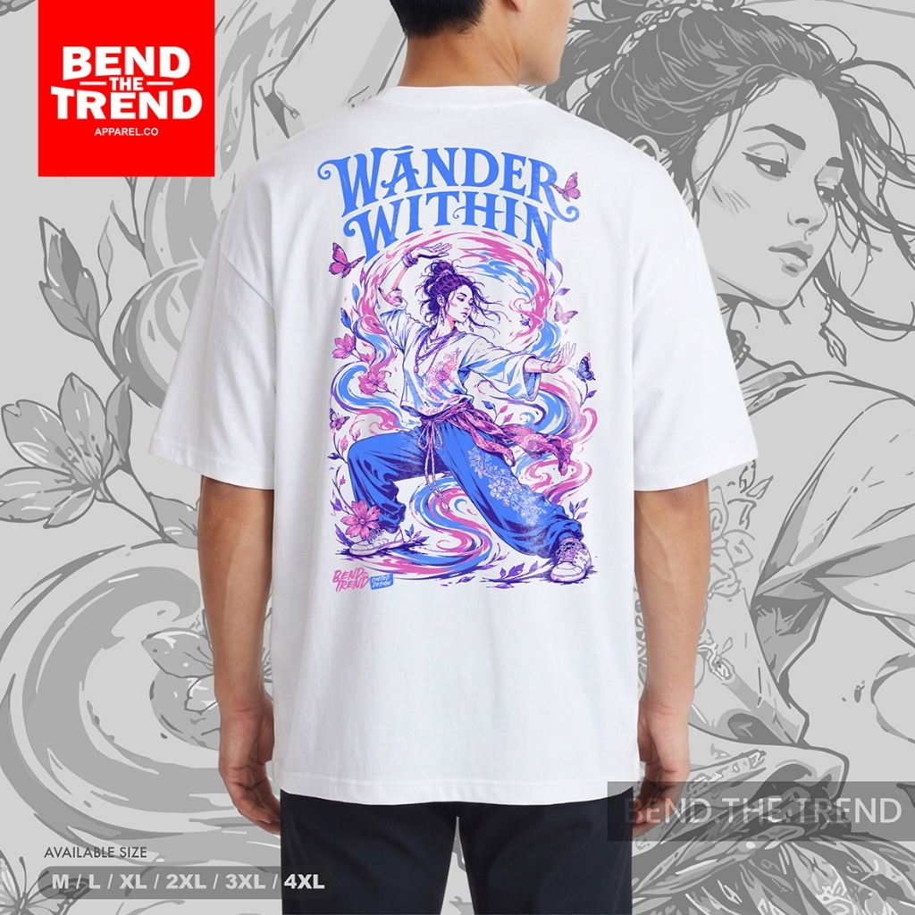 WUSHU DISTRO เสื้อยืด ZEN เสื้อยืด MINDFUL เสื้อยืดสีขาว COTTON COMBED 24S