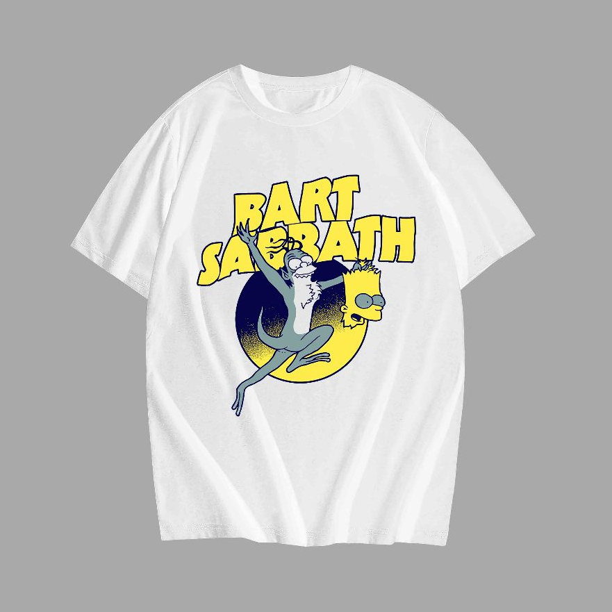 เสื้อยืด Bart Spoof Black Sabbath | เสื้อยืด Bart Sabbath Spoof Black Sabbath