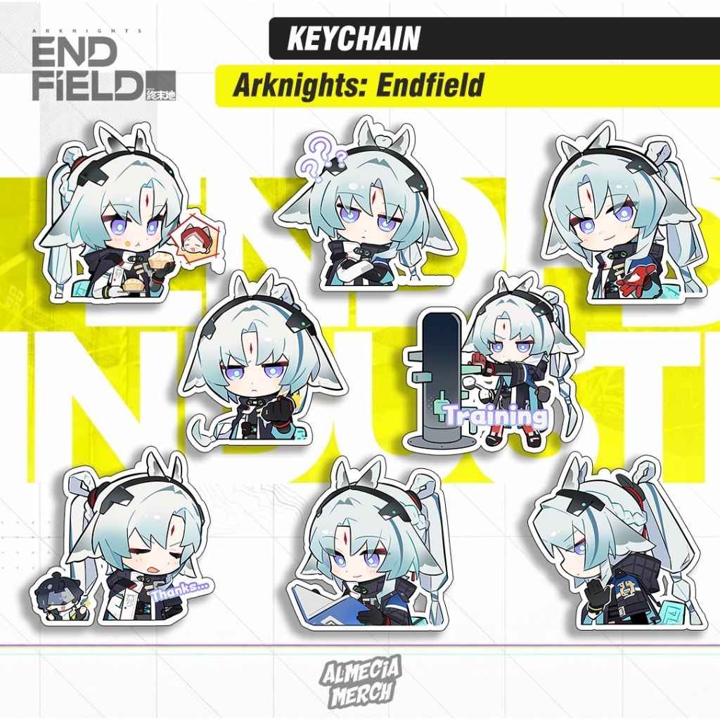 GANTUNGAN Arknights พวงกุญแจ Endfield Arcane / พวงกุญแจ AK Endfield พวงกุญแจ Emoji Arcane