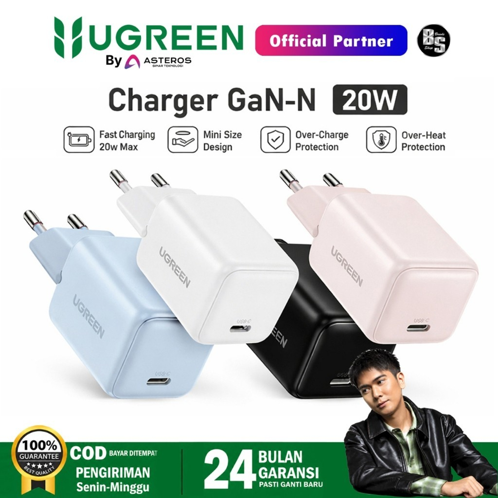 UGREEN GaN 20W USB-C หัวชาร์จ 55553 55555 60450