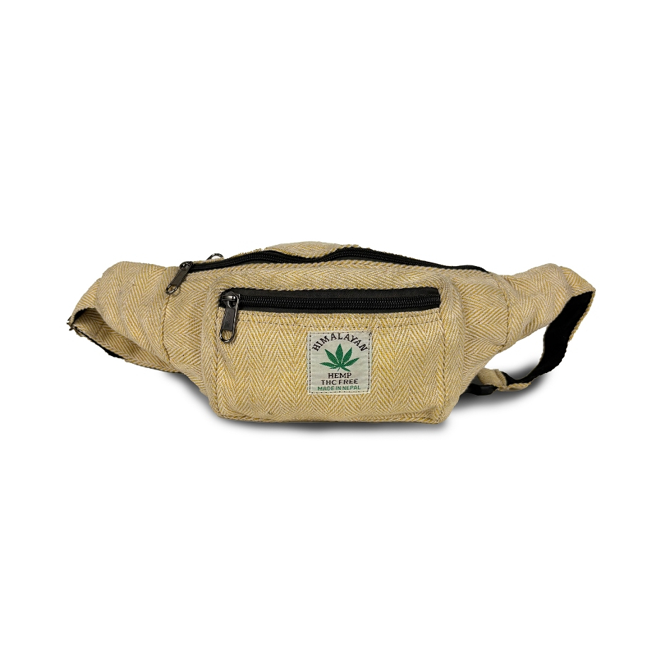 WAISTBAG NATURAL HIMALAYA MADE IN NEPAL YELLOW