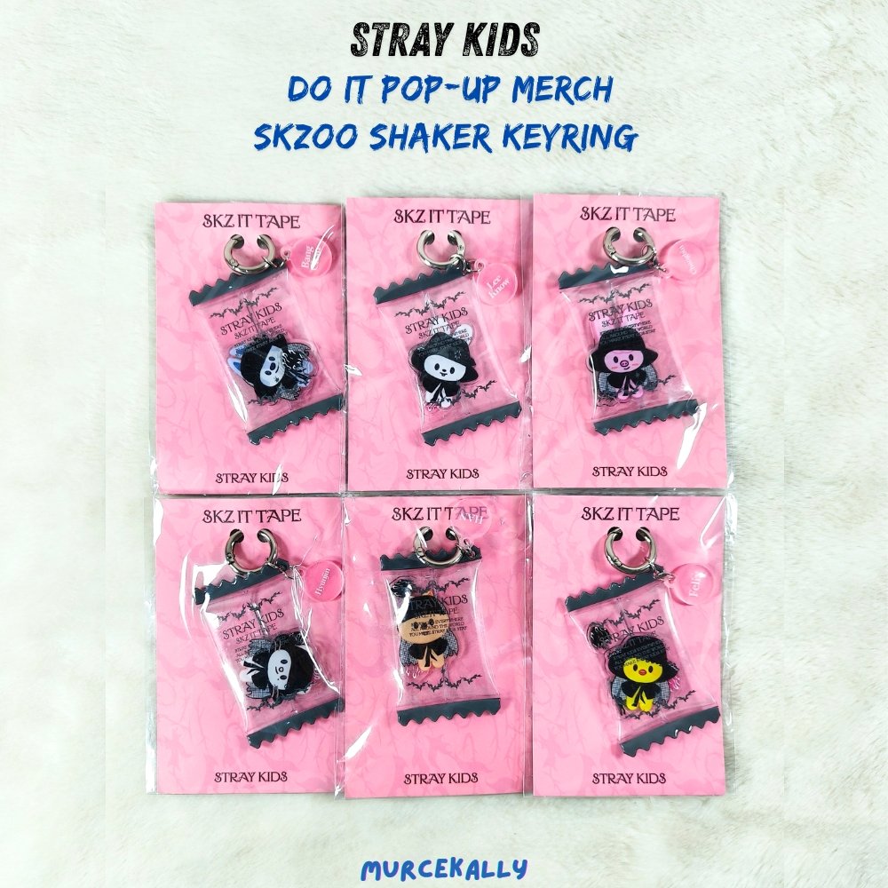 Stray Kids DO IT POP-UP SKZOO SHAKER KEYRING WOLFCHAN LEEBIT DWAEKKI JINIRET QUOKKA BBOKARI PUPPYM F