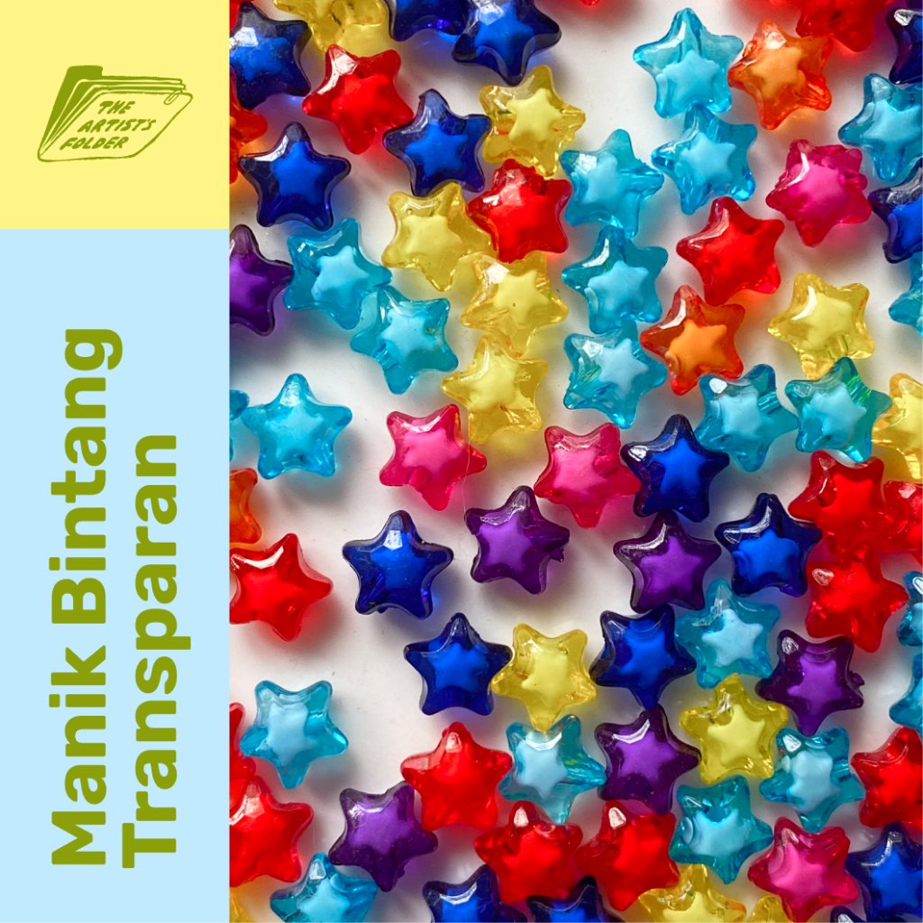 (TAF) ลูกปัดดาวโปร่งใส A ต่อ 10 ชิ้น Star Sparkle Monte ลูกปัด DIY สร้อยคออุปกรณ์เสริม