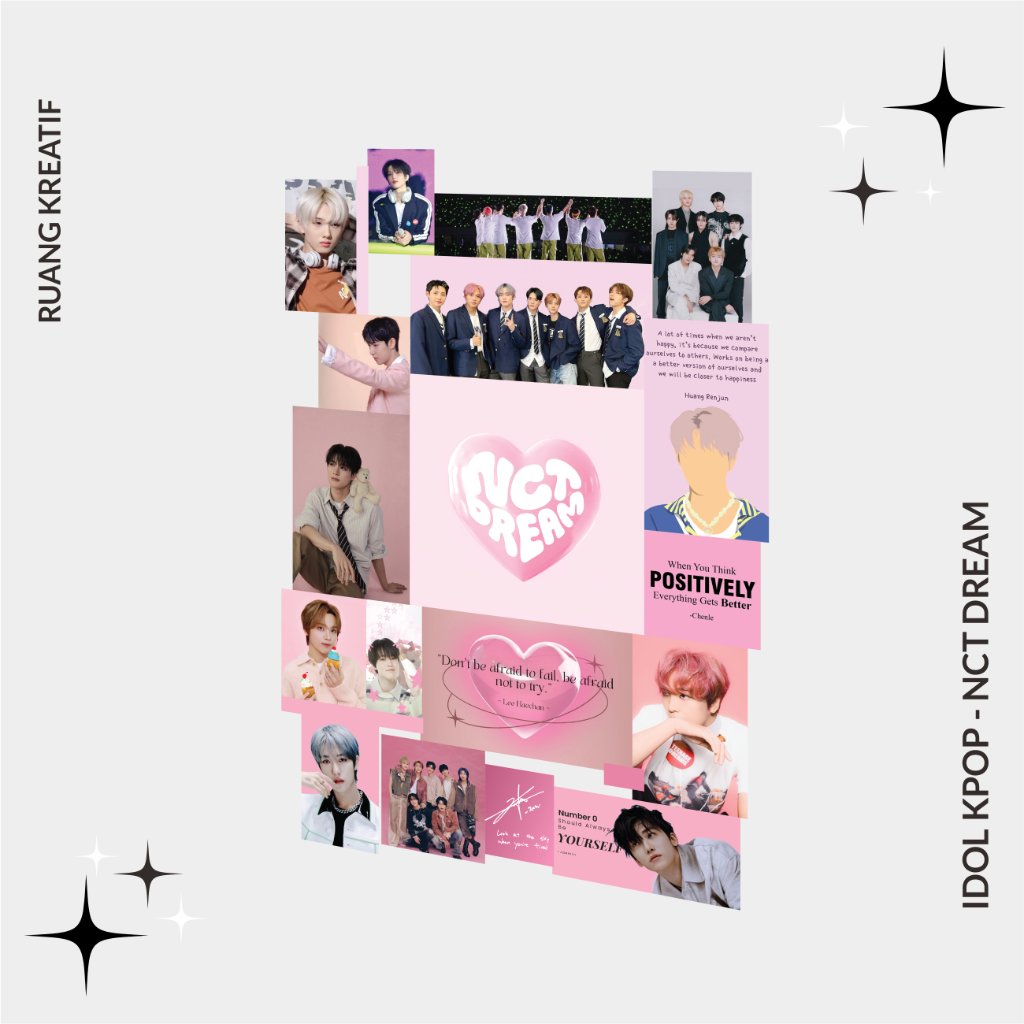 [ CREATIVE ROOM] - โปสเตอร์ KPOP Aesthetic - NCT DREAM & OTHER - Aesthetic Wall Decor ความงามตกแต่งผ