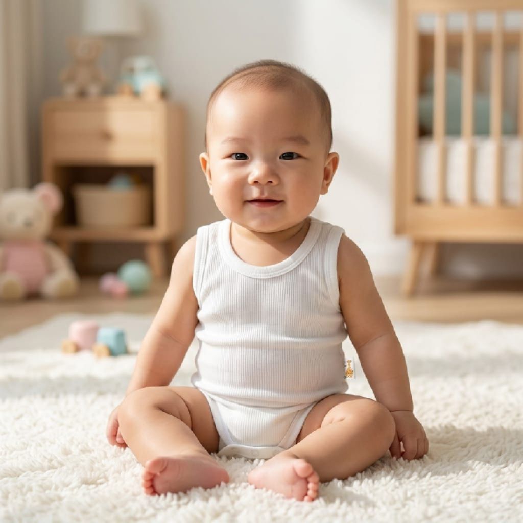 Velvet Junior Jumper / เสื้อกล้าม Daleman เสื้อยืดเด็กเสื้อกล้ามสีขาวกุดทารกแรกเกิด NB SML 2-7