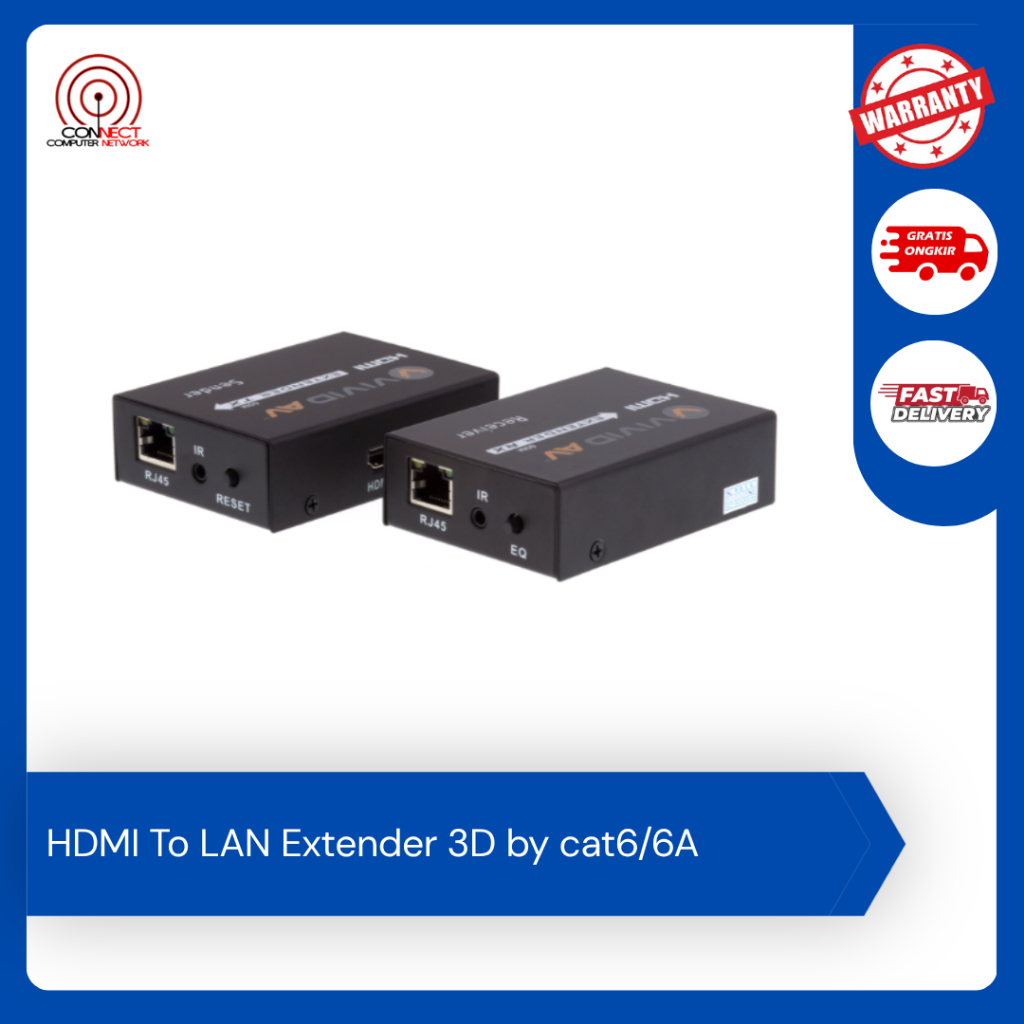 HDMI To LAN Extender 3D by cat6/6A