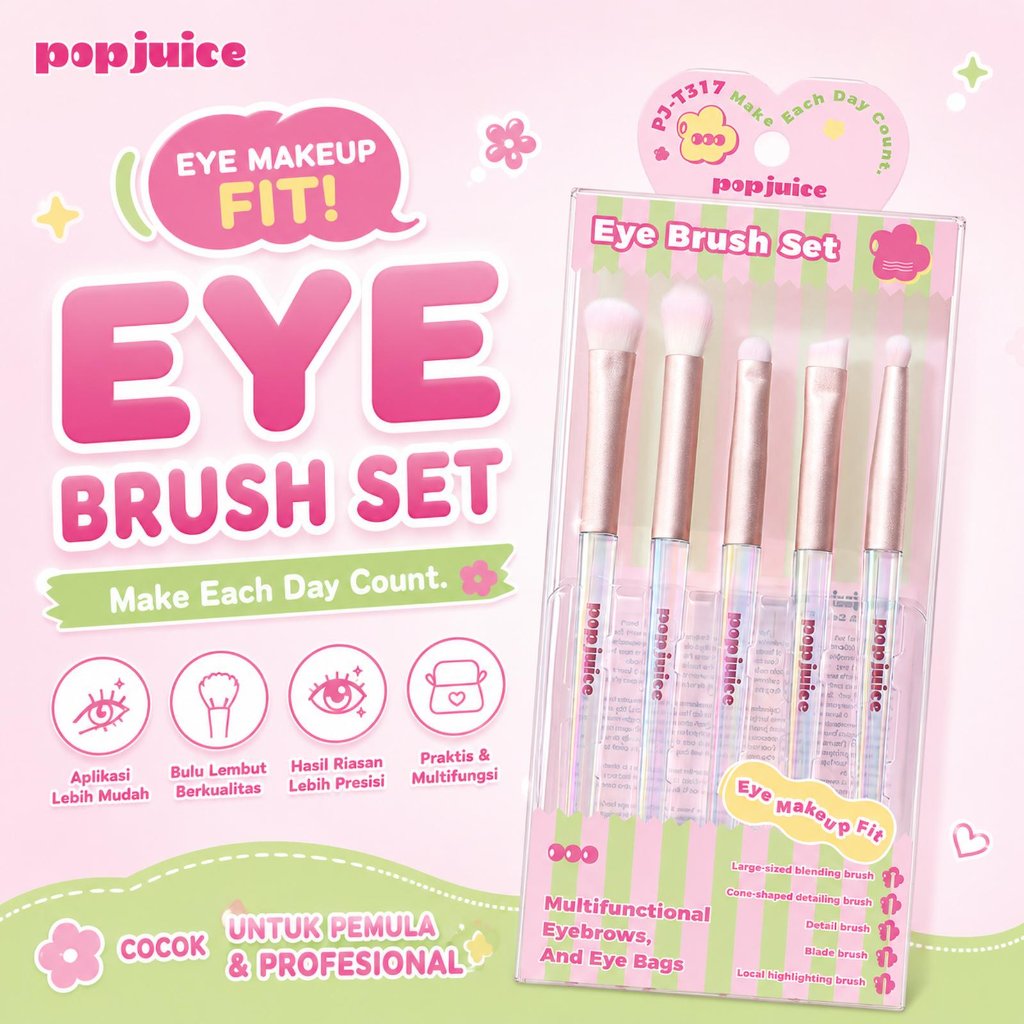 Popjuice Eye Brush Set PJ-T317