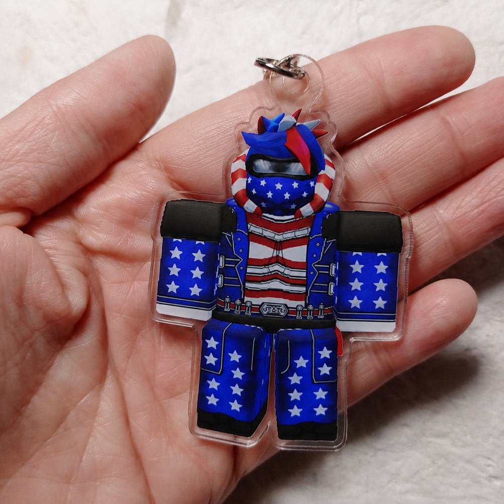 GANTUNGAN Guest 1337 พวงกุญแจผิวใหม่ American Commando Forsaken