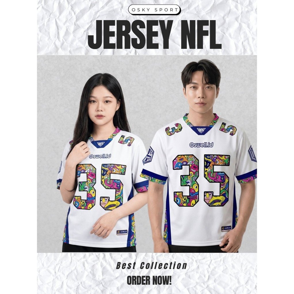 JERSEY NAME AND NUMBER / JERSEY NFL COLLAR 28