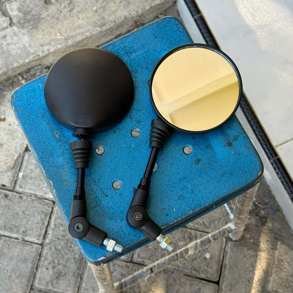 ORIGINAL MODEL MOTORCYCLE MIRROR W175 RETRO ROUND MIRROR W175 UNIVERSAL FLEXIBLE MOTORCYCLE MIRROR 1
