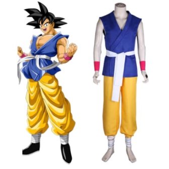 SON GOKU BLUE ANIME คอสเพลย์ COSTUME สําหรับผู้ใหญ่คุณภาพ