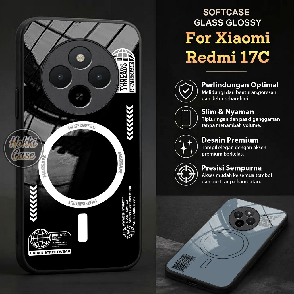 เคส Redmi 17C - เคส Redmi 17C Glass Softcase - เคส Redmi 17C - เคส Redmi 17C ล่าสุด - Xiaomi Redmi 1