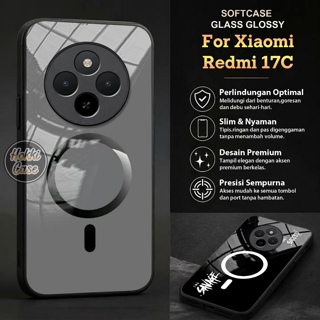 เคส Redmi 17C - เคส Redmi 17C Glass Softcase - เคส Redmi 17C - เคส Redmi 17C ล่าสุด - Xiaomi Redmi 1