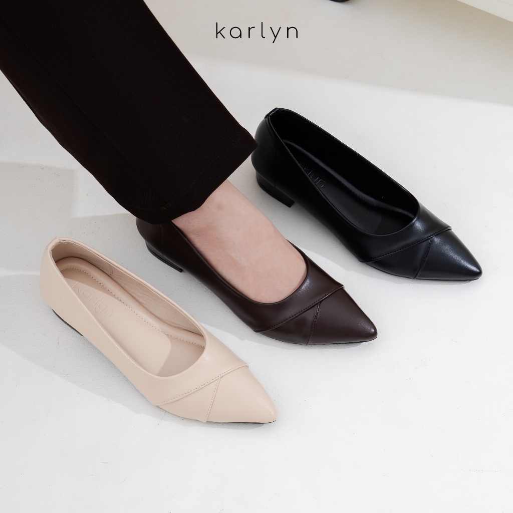 Karlyn Lula รองเท้าทํางานผู้หญิงส้นก้อน 3 ซม