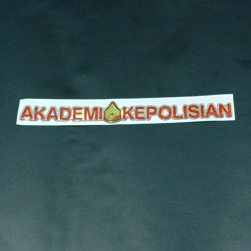 สติ๊กเกอร์ Tex สําหรับ POLICE ACADEMY UK 24.5CMX3.5CM