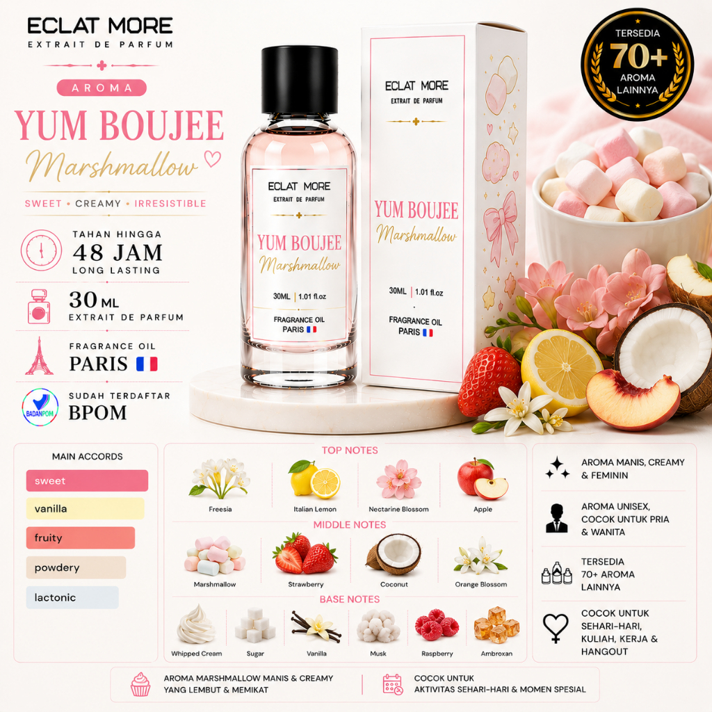 ECLAT MORE - Kayali 81 Yum Boujee Marshmallow EXTRAIT DE PARFUM 30ML | Extrait de Intense น้ําหอมผู้