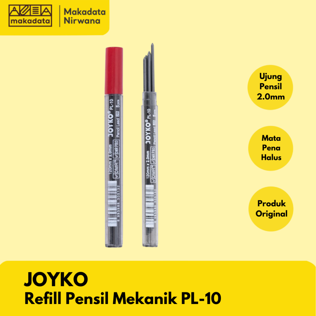 JOYKO MECHANICAL PENCIL REFILL/2B 2.0MM PL-10 MECHANICAL PENCIL REFILL (1 ชิ้น)