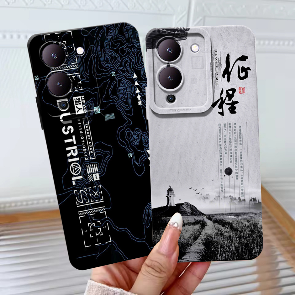 Softcase เข้ากันได้กับ Infinix Note 12 G96 - Note 12 Turbo G96 เคสพร้อมลายนามธรรมสมัยใหม่