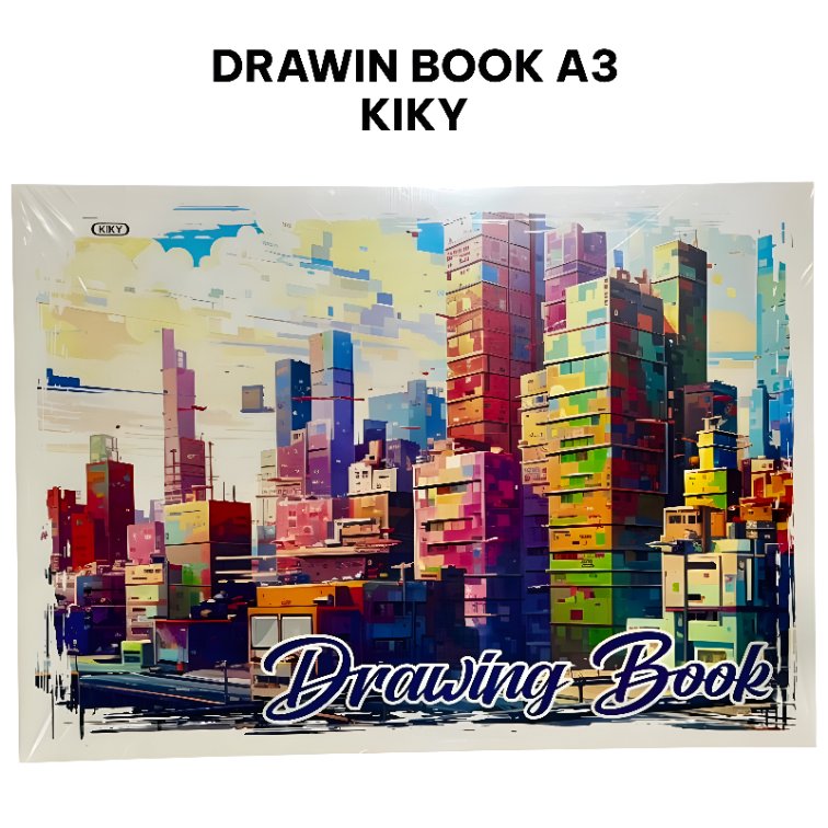 (PACK=เนื้อหา 5) KIKY DRAWING BOOK A3, A4, B5 - KIKY QUALITY THICK DRAWING BOOK