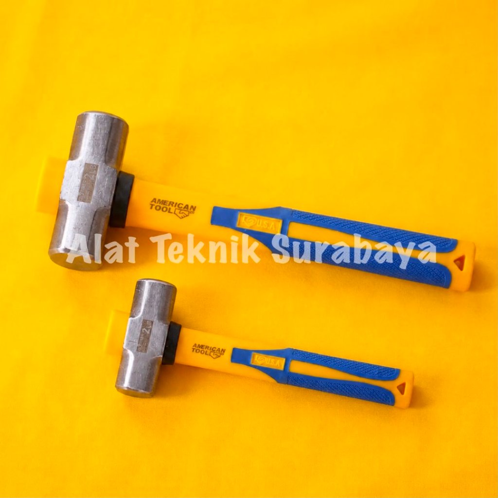 เครื่องมืออเมริกัน GG STONE HAMMER FIBER HANDLE 2 3 4 LBS SLEDGE HAMMER FIBER HANDLE 2LBS 3LBS 4LBS 