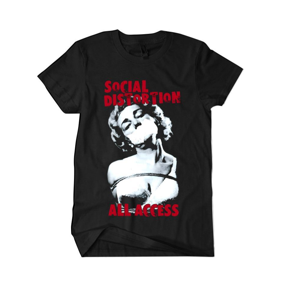 Brother Social Distortion All Access Short Sleeve Black Cotton 24s เสื้อยืด Unisex