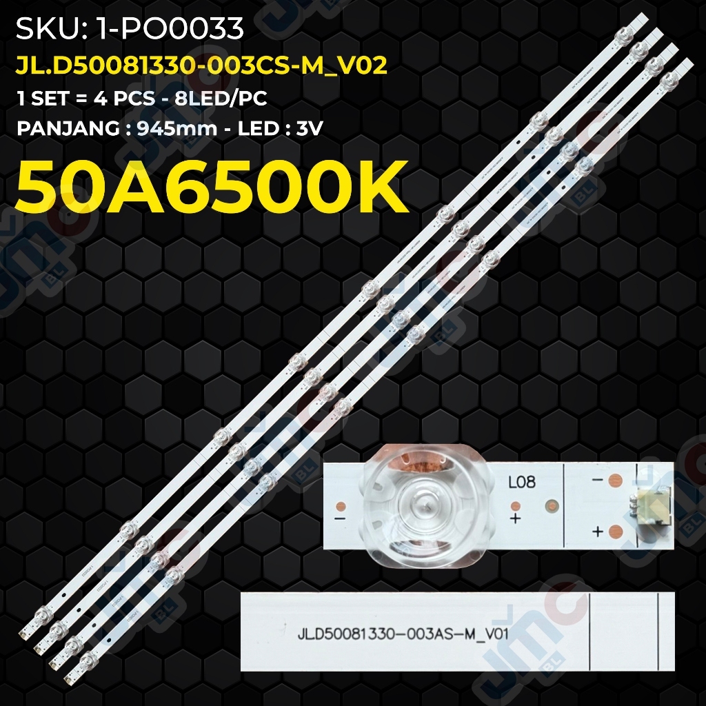 Hisense 50 นิ้ว 50A6500K JL.D ไฟแบ็คไลท์ทีวี50081330003CS-M_V02