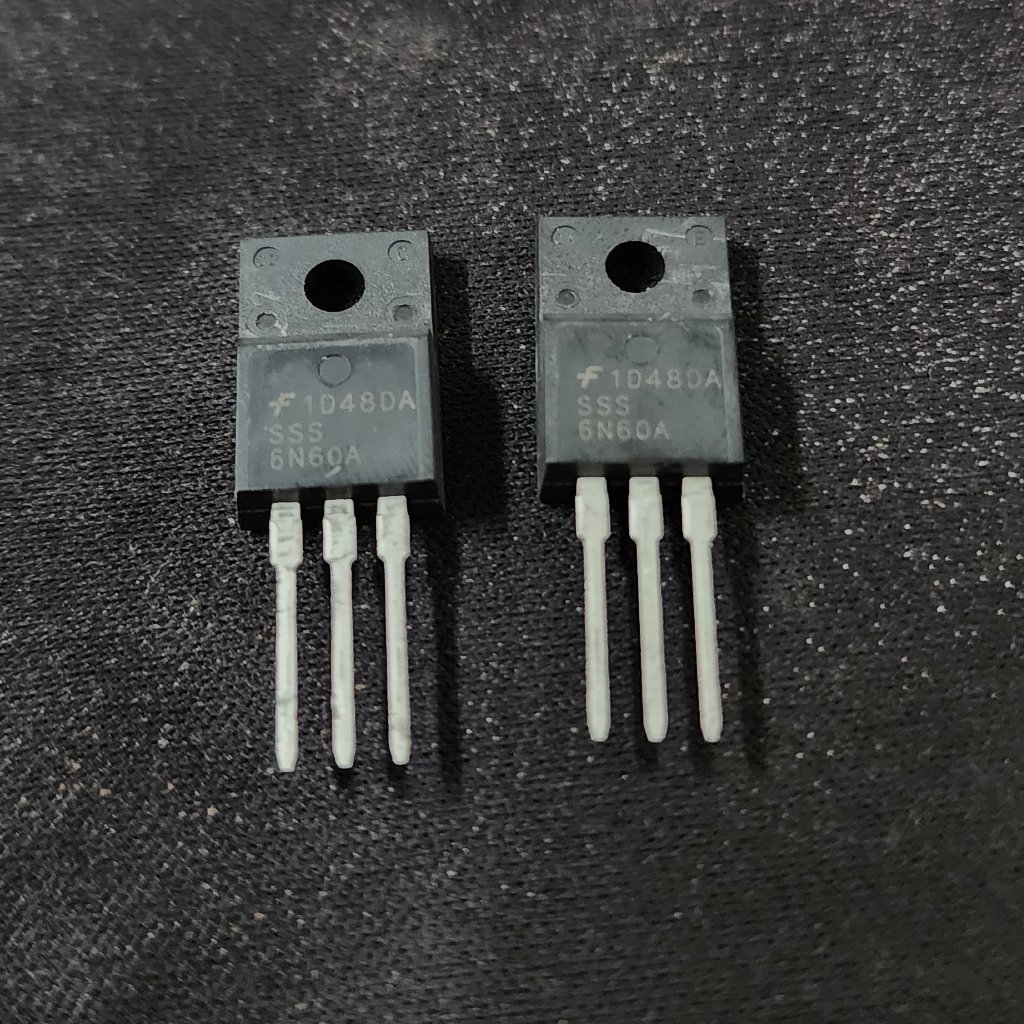 ทรานซิสเตอร์ SSS6N60A SSS 6N60A 6N60 N-Channel MOSFET 600V 6A Fast Switching - ราคาต่อ 1 ชิ้น