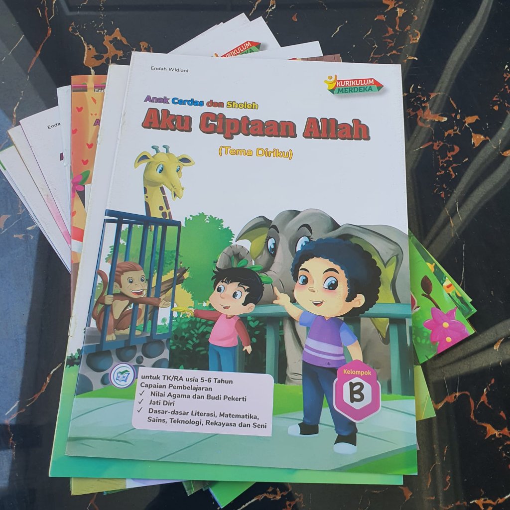 หนังสือแพ็คเกจ (10 ชื่อ) สําหรับโรงเรียนอนุบาลอิสลาม (Radhatul Atfal) Group B (อายุ 5-6 ปี) - Bukit 