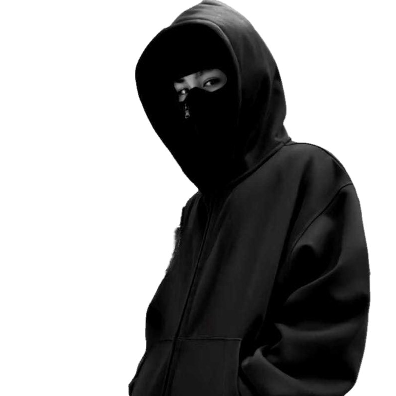 ล่าสุด Boxy Balaclava Hoodie Boxy Denim Hoodie Unisex