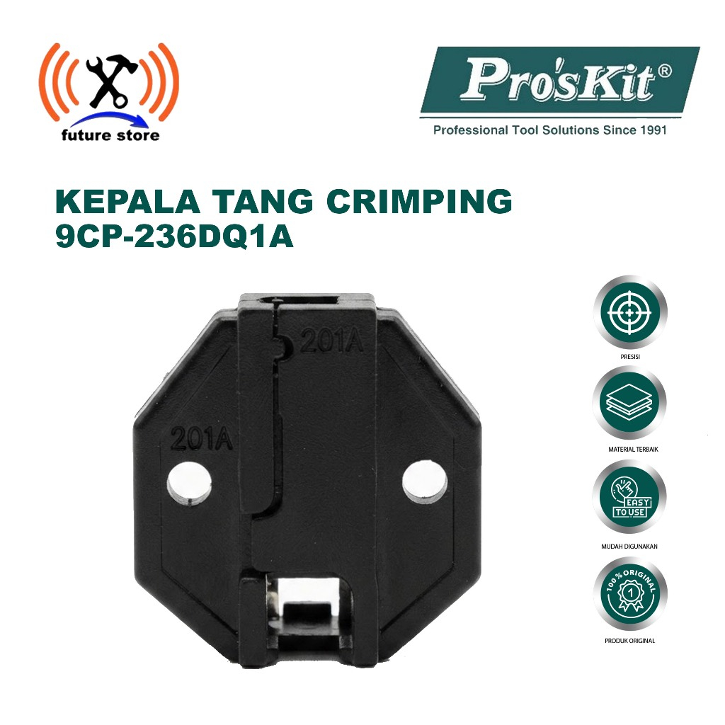 PROSKIT 9CP-236DQ1A CRIMPING PLIERS HEAD สําหรับการออกแบบดั้งเดิม - CRIMPING PLIERS สําหรับสายเคเบิล