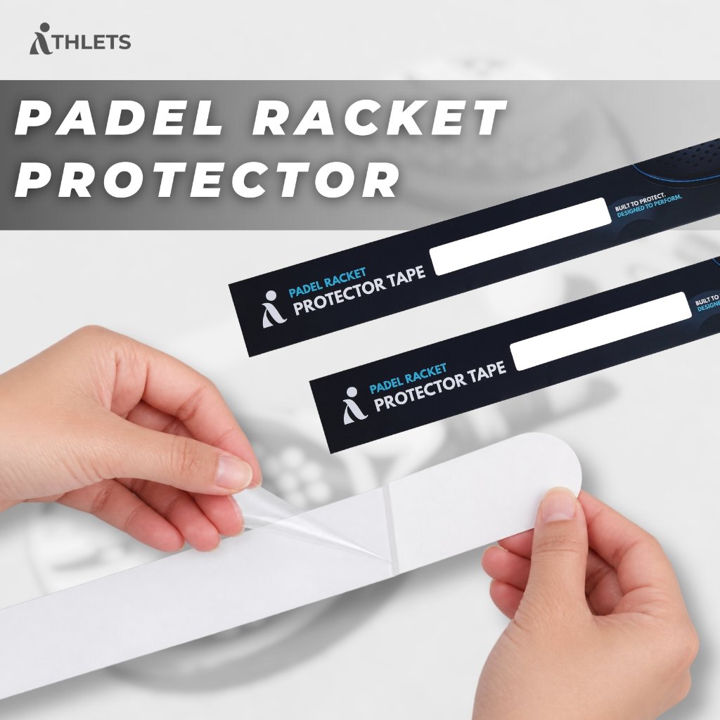 ATHLETS Padel Racket Protector Tape TPU - Anti-Scratch Padel Racket Frame Protector