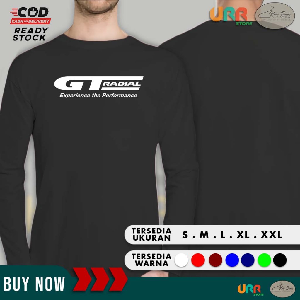 เสื้อยืดแขนยาว GT Radial | สําลีหวี 30s