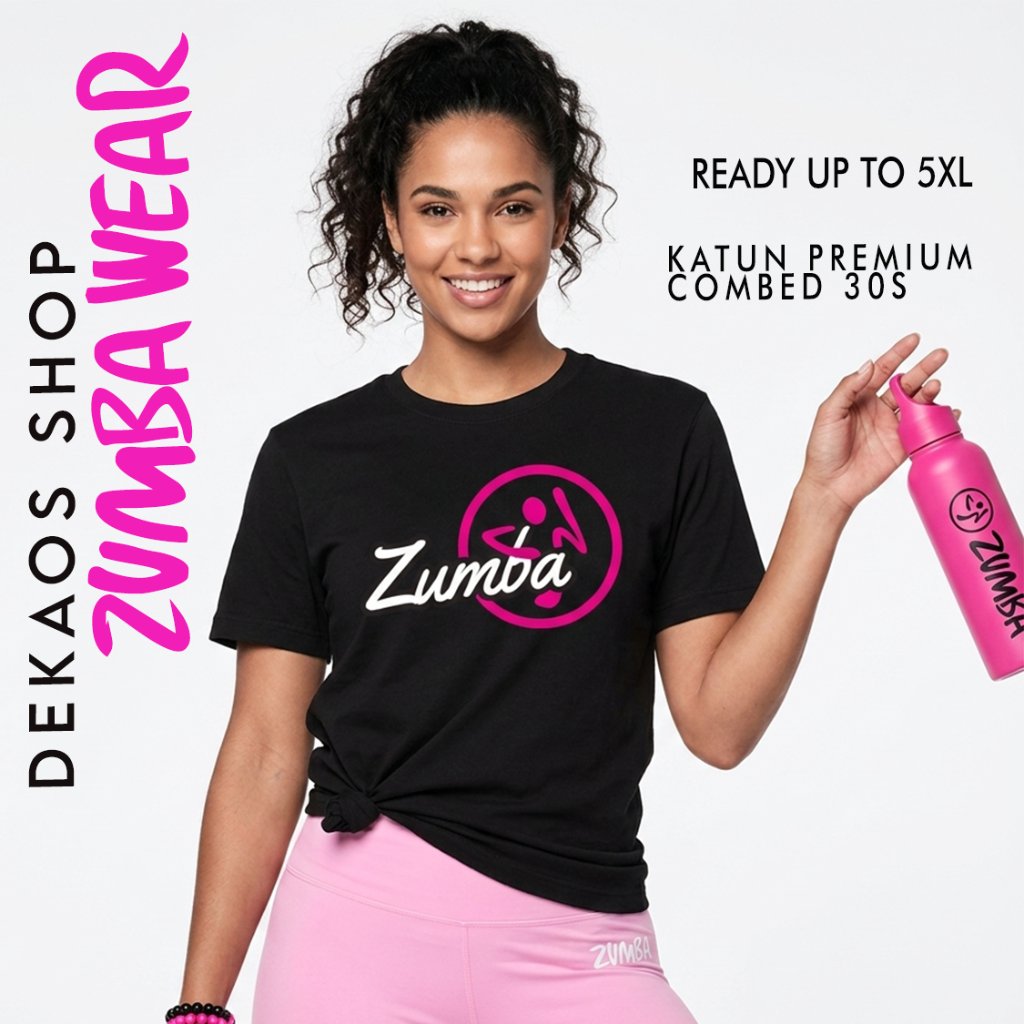 ใหม่ล่าสุดเสื้อยืดสตรี ZUMBA สําหรับ GYM FITNESS SPORT DEKAOS SHOP 5060 ZUMBA WEAR
