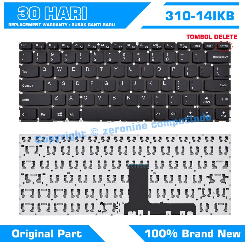 Lenovo IdeaPad 310-14IKB 310-14ISK 310-14IAP V310-14ISK V310-14IKB V310-14ISK คีย์บอร์ด