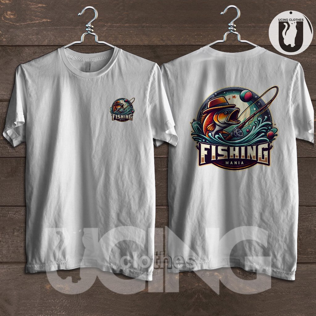 เสื้อ Fishing Mania Logo Mania Fishing Distro