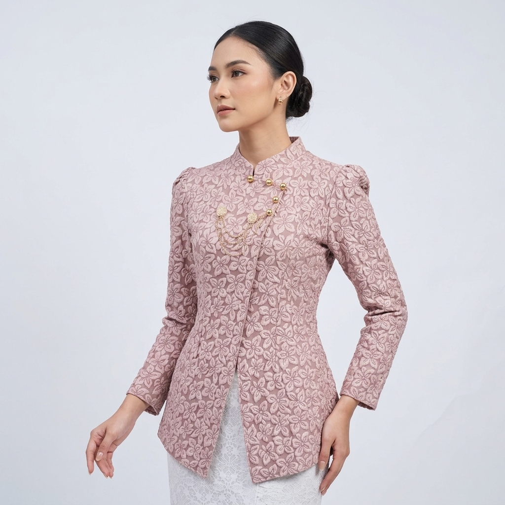 เสื้อ Jaguar Fukuro Kebaya แขนยาว + BROSS