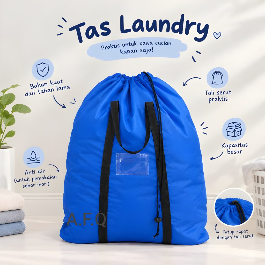JUMBO LAUNDRY BAG 20KG CAN BE DRAWBACKED AND WITH CARRY/TOTE BAG/HANDRY BAG/LAUNDRY BAG/ONLINE PACKA