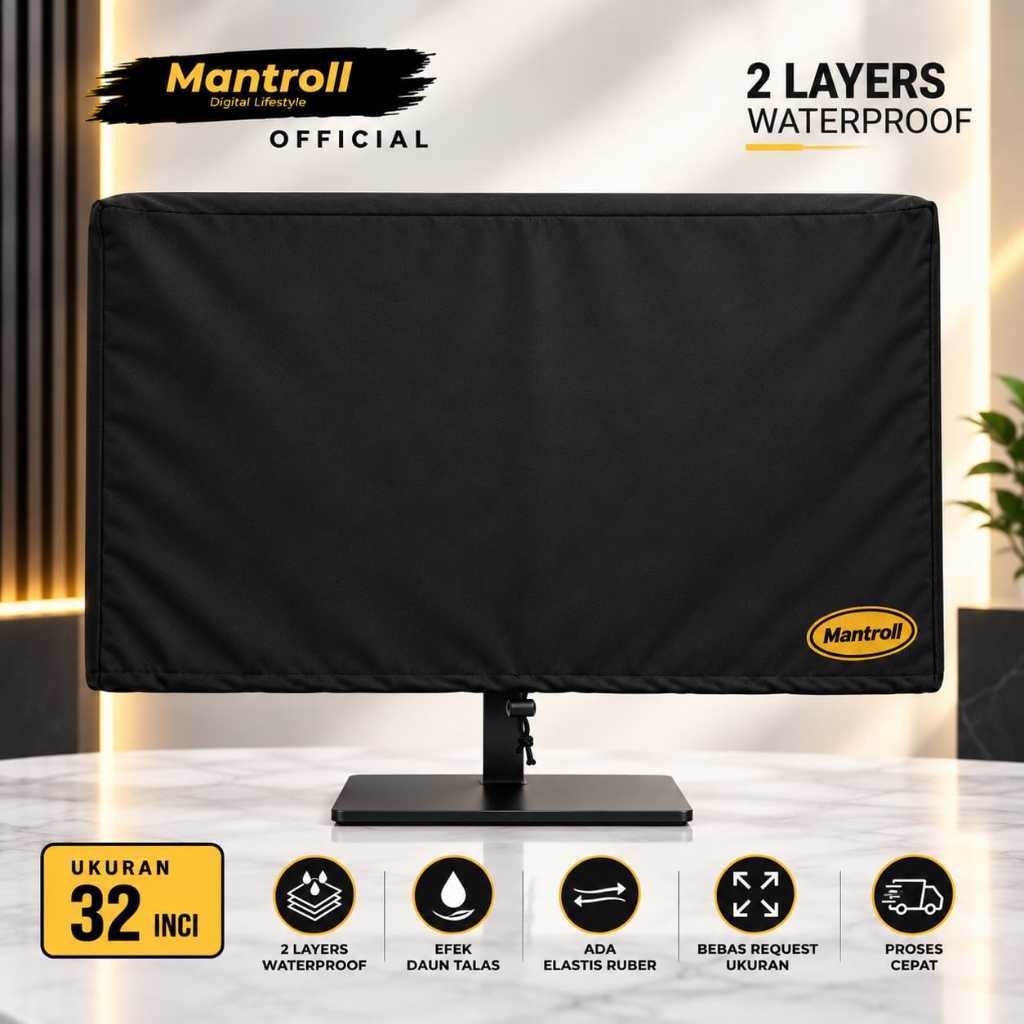 Mantroll Monitor Protector - 32 นิ้วโค้งกันน้ํา 2 ชั้นเคลือบพรีเมี่ยม Monitor Cover