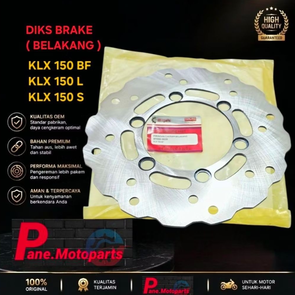 แผ่นดิสก์เบรกหลัง KLX 150 BF ดิสก์เบรก RR KLX 150 L KLX 150 S KLX 150 BF คุณภาพดีที่สุด