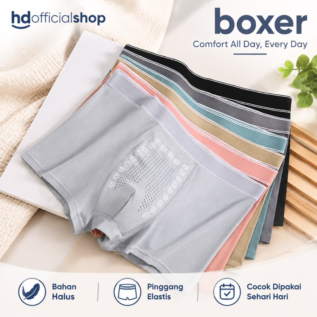 HD - กางเกงบ็อกเซอร์ผู้ชาย Boxer Sport CD102