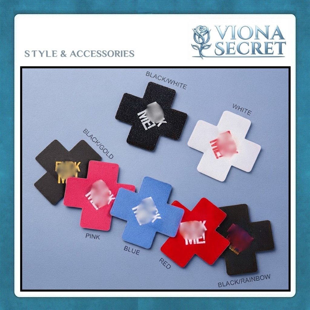 Viona Boob Tape สติกเกอร์เทปเต้านม / แผ่นปิดจุกนม Bra หรืออุปกรณ์เสริมคอสเพลย์ - FCM Cross