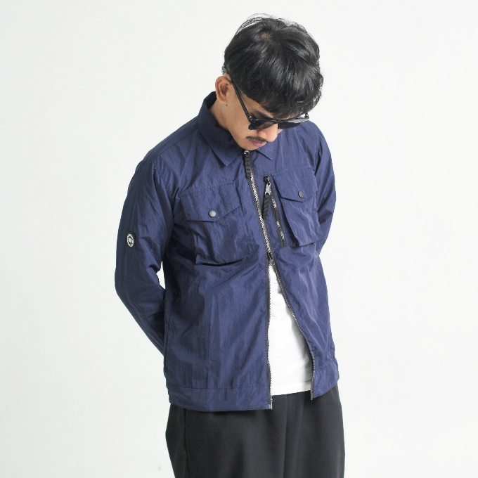 Troublemaker - Overshirt Jacket - Buckingham Navy