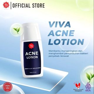 VIVA Acne Lotion 30ml / Triple Action Acne Treatment / Perawatan Kulit Berjerawat BPOM