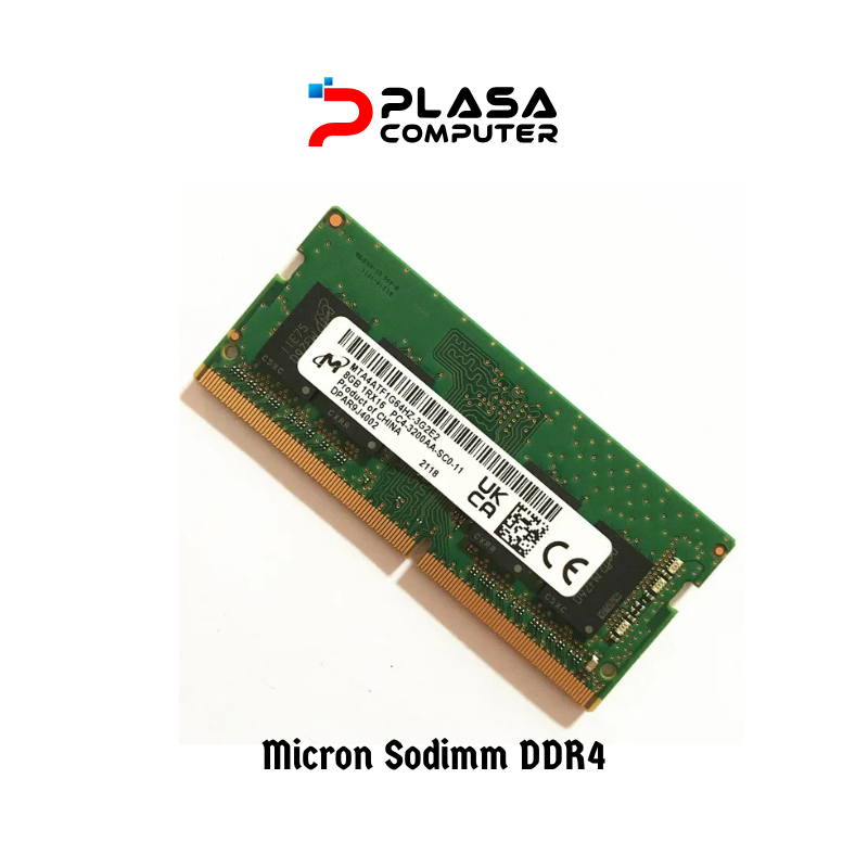 Micron DDR4 8GB 2400MHz หน่วยความจําแล็ปท็อป DD4 8GB 1RX8 PC4-2400T SODIMM RAM