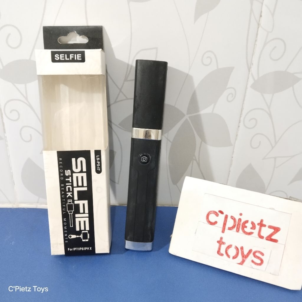 ไม้เซลฟี่ / แหนบ LS-P5-I7 สําหรับ iPhone 7/8/X - สีดํา (มือสอง/พรีออเดอร์)