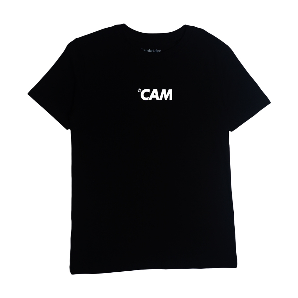 เสื้อยืดเคมบริดจ์ ALPEN สีดํา