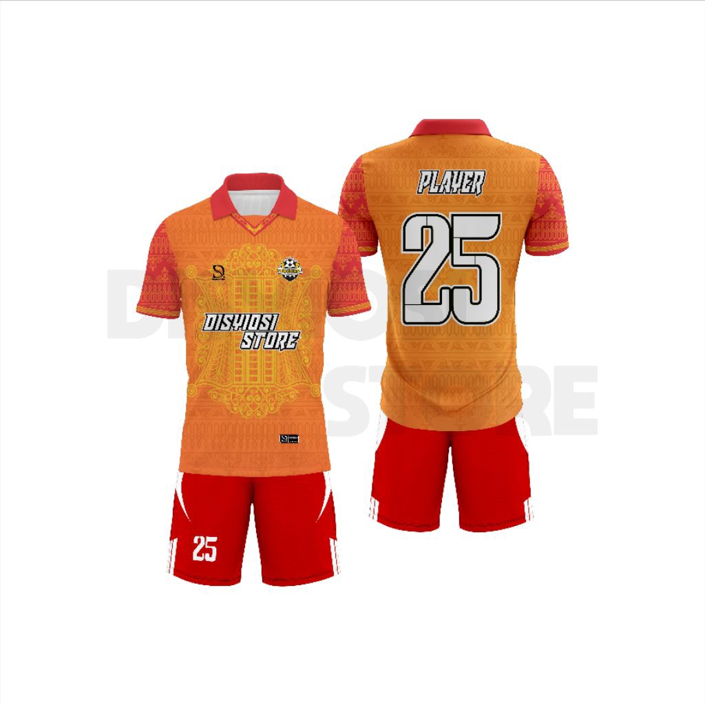 FOOTBALL/FUTSAL/TAKRAW/VOLI JERSEY FULL PRINT ฟรี CUSTOM NAME/LOGO/ETC