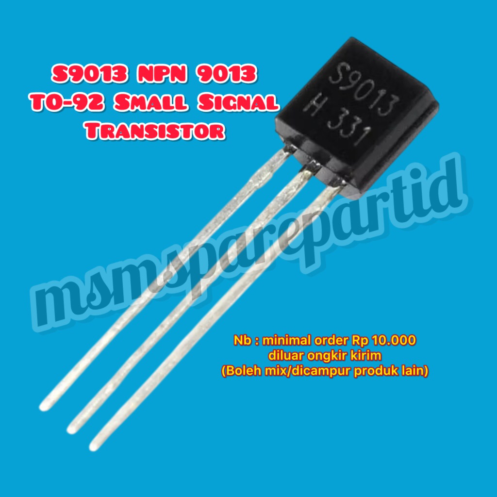 S9013 NPN 9013 TO-92 ทรานซิสเตอร์สัญญาณขนาดเล็ก