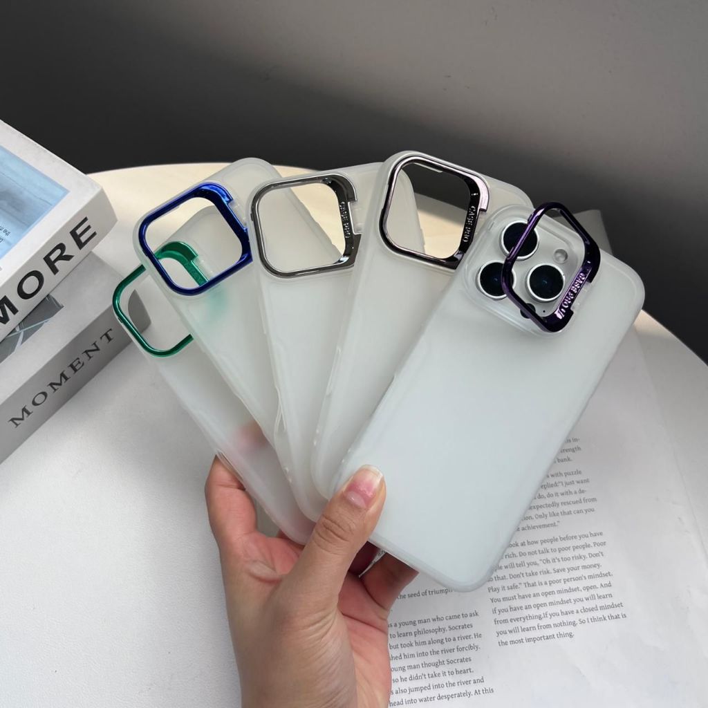 CASE FROSTY STAND VIVO Y04/Y04S/Y03/Y02/Y11/Y12/Y15/Y17/Y12S/Y20/Y20i/Y20S/Y15S/Y01/Y16/Y27/Y21/Y35S