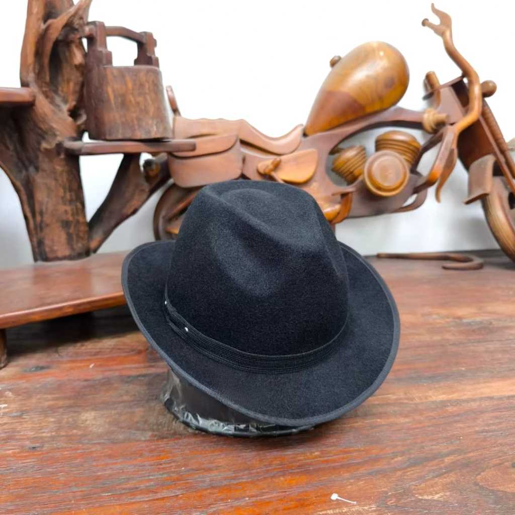 พรีเมี่ยมนําเข้านายอําเภอหมวก Fedora สําหรับผู้ใหญ่ผู้ชาย / หมวก Laken Fedora